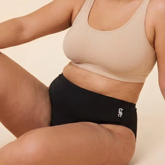 5 Pack - Black Bamboo Absorbent Underwear