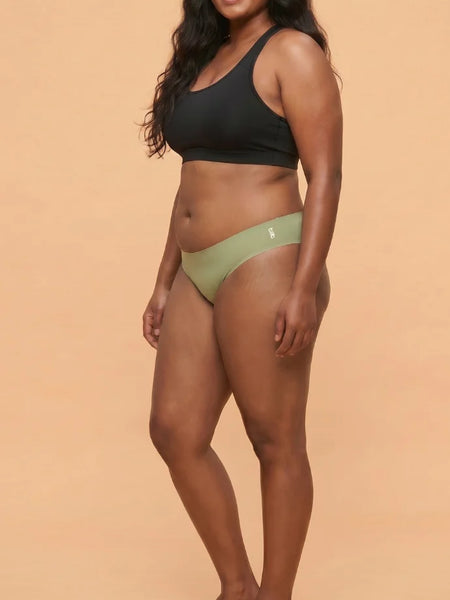 3 Pack - Green Low-waist Seamless Underwear