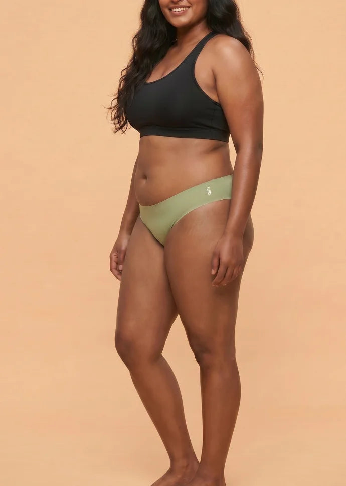 3 Pack - Green Low-waist Seamless Underwear