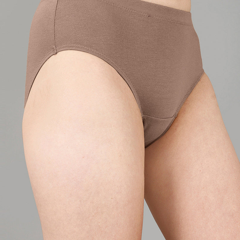 High Rise Full Coverage Cotton Hipsters – Pack of 3
