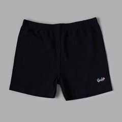 SOIE Woman - Cotton Spandex Mid Thigh Length Solid Cycling Shorts for Girls (Pack of 3) - -for Women