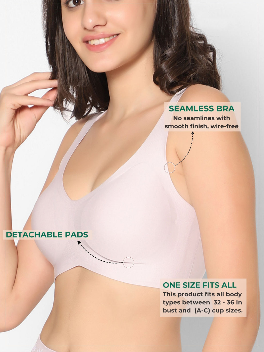 Skin-Soothing Ceramide Maternity Bra – Wire-Free, Soft-Hold Support + Skin-Caring Comfort
