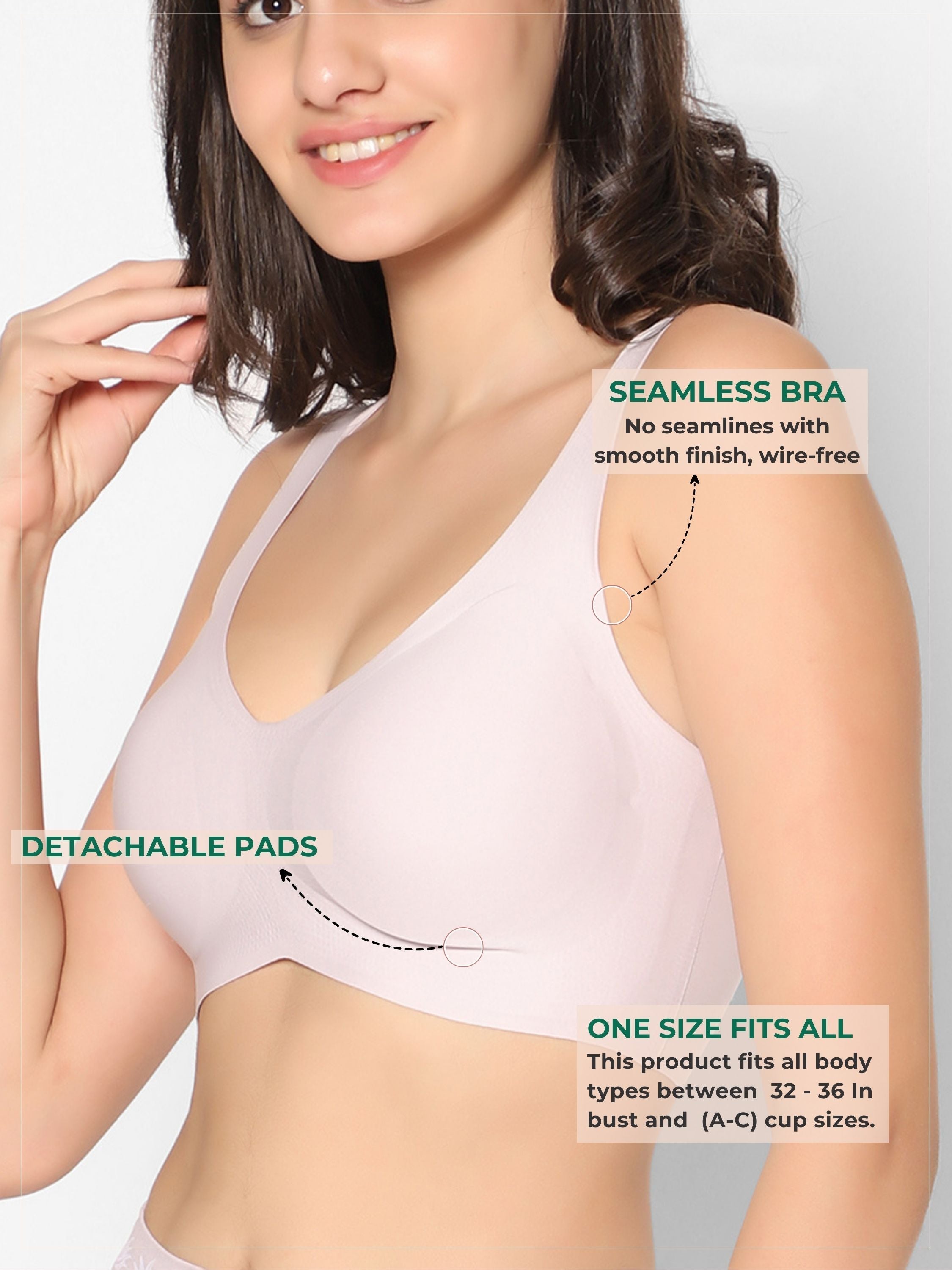 Skin-Soothing Ceramide Maternity Bra – Wire-Free, Soft-Hold Support + Skin-Caring Comfort