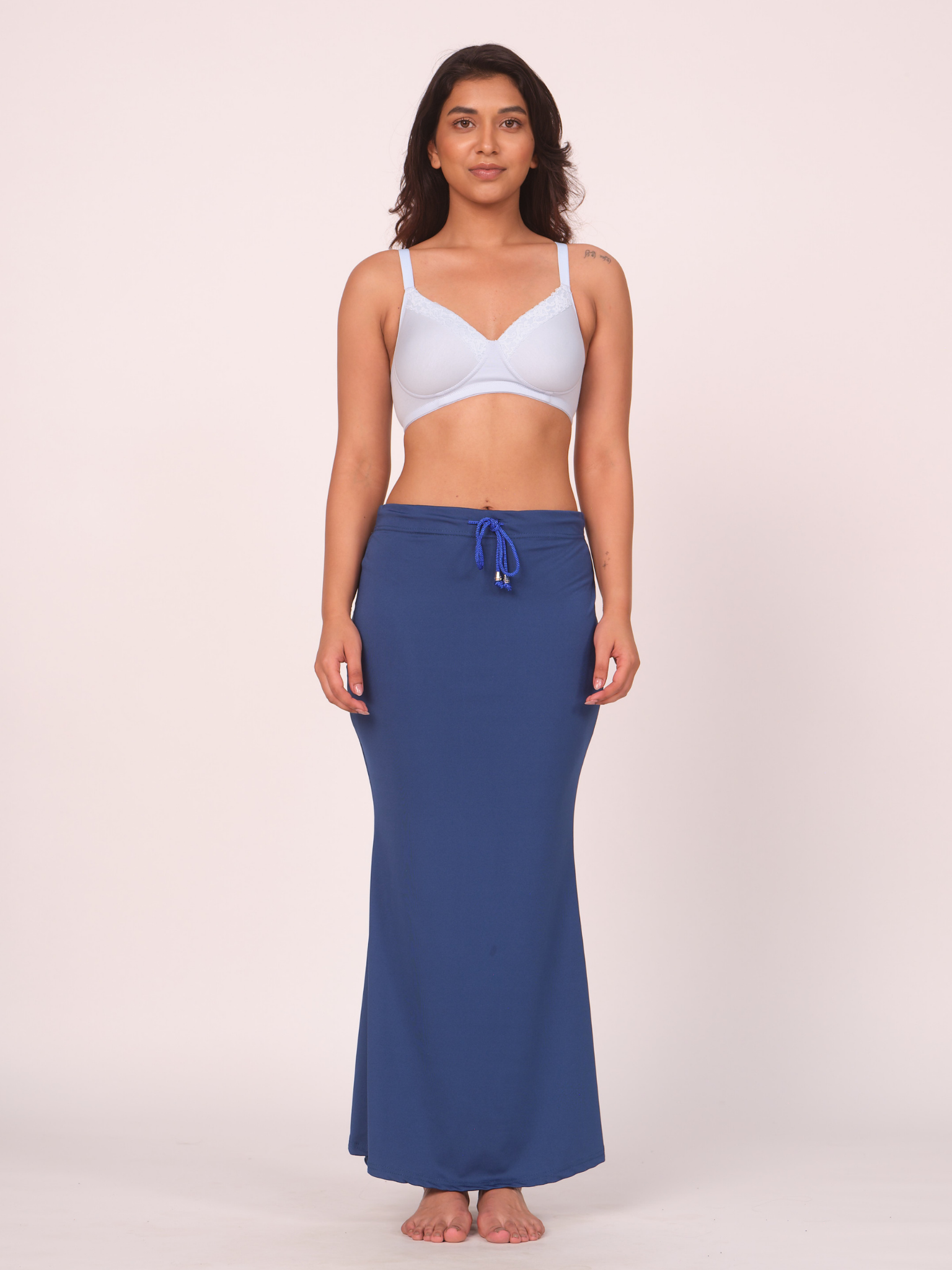 Munns & Mars Polyester Fish-Cut Saree Shapewear