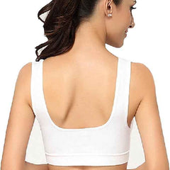 Pack Of 2 Womens Fashion Sports Bra | Seamless, Padded, Non-Wired Gym & Yoga Bra | High Support, Comfortable Everyday Bralette