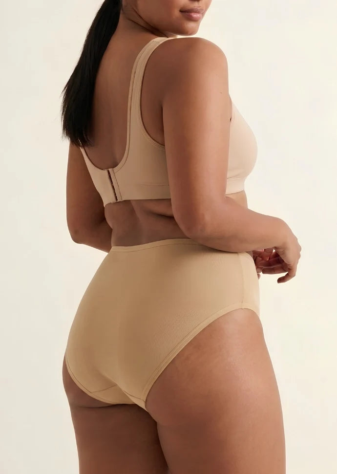 5 Pack - Beige Bamboo Absorbent Underwear