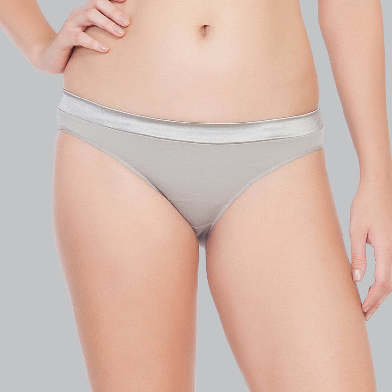SOIE Woman - Low Rise Cotton Spandex Bikini (Assorted Pack of 3) - Panty -for Women
