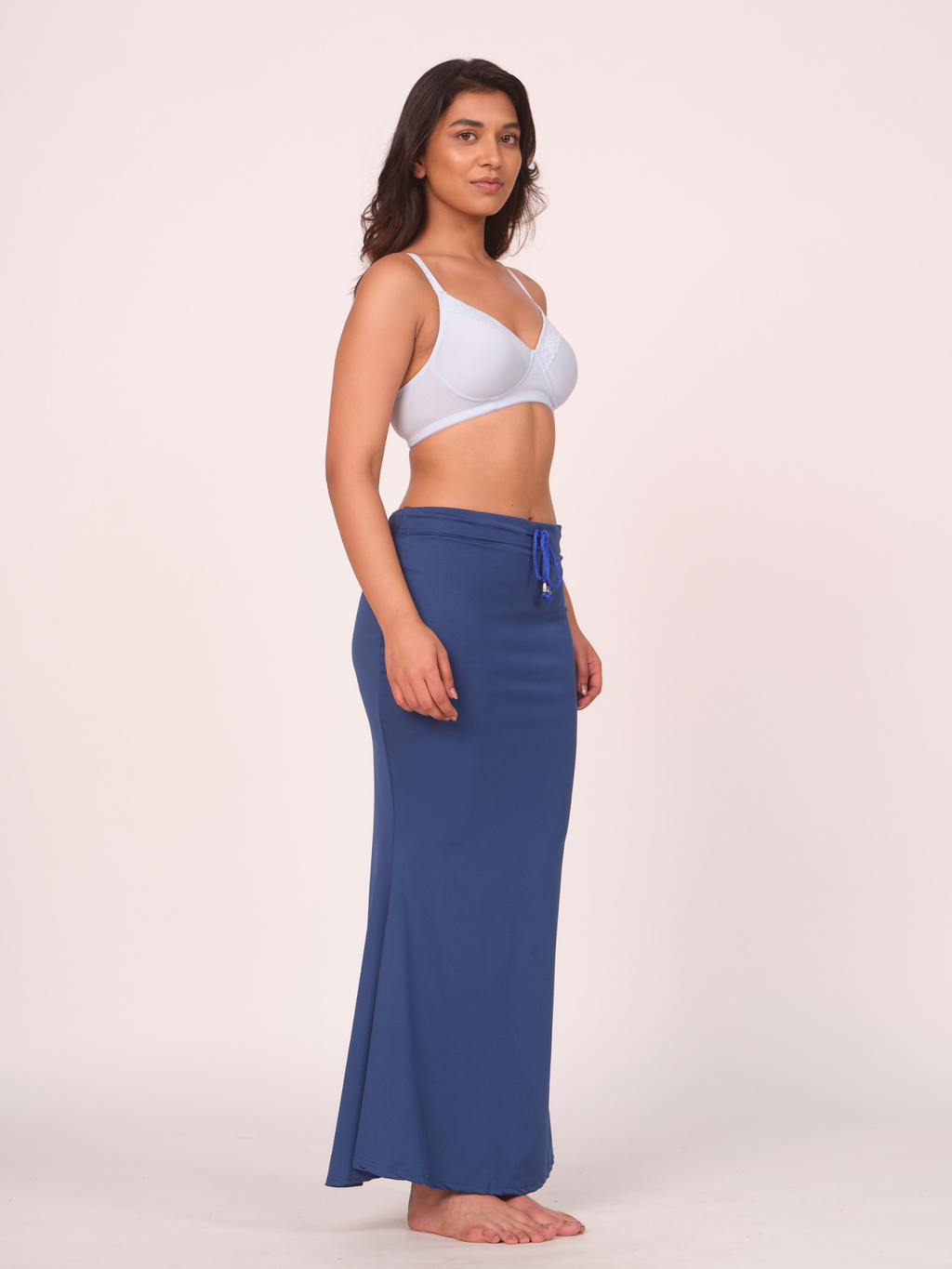 Munns & Mars Polyester Fish-Cut Saree Shapewear