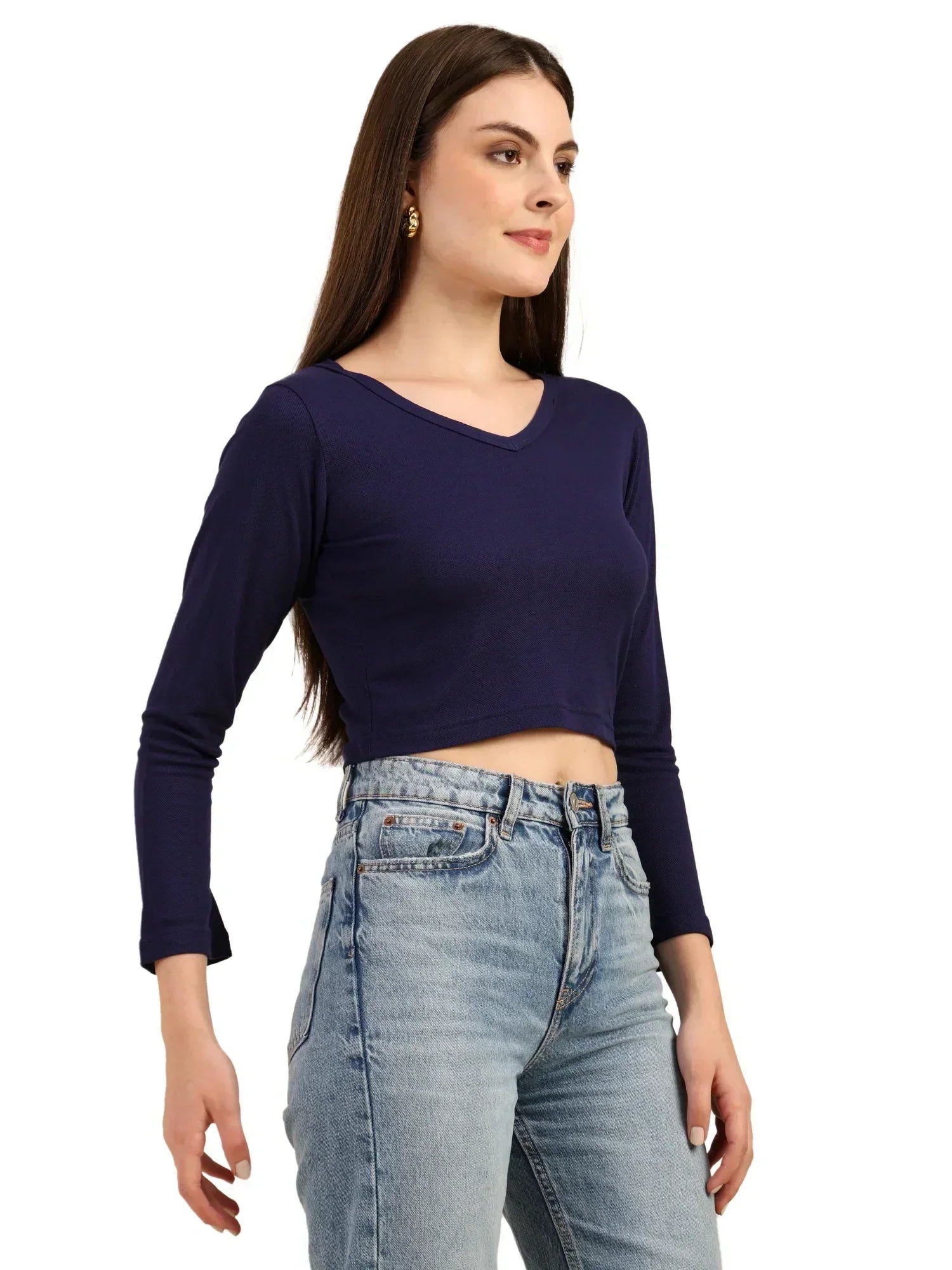 Bamboo Crop Top with Bell Sleeves | Trendy Gen Z Fashion | Eco-Friendly