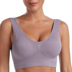 Pack Of 2 Womens Fashion Sports Bra | Seamless, Padded, Non-Wired Gym & Yoga Bra | High Support, Comfortable Everyday Bralette