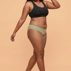4 Pack - Green Low-waist Seamless Underwear