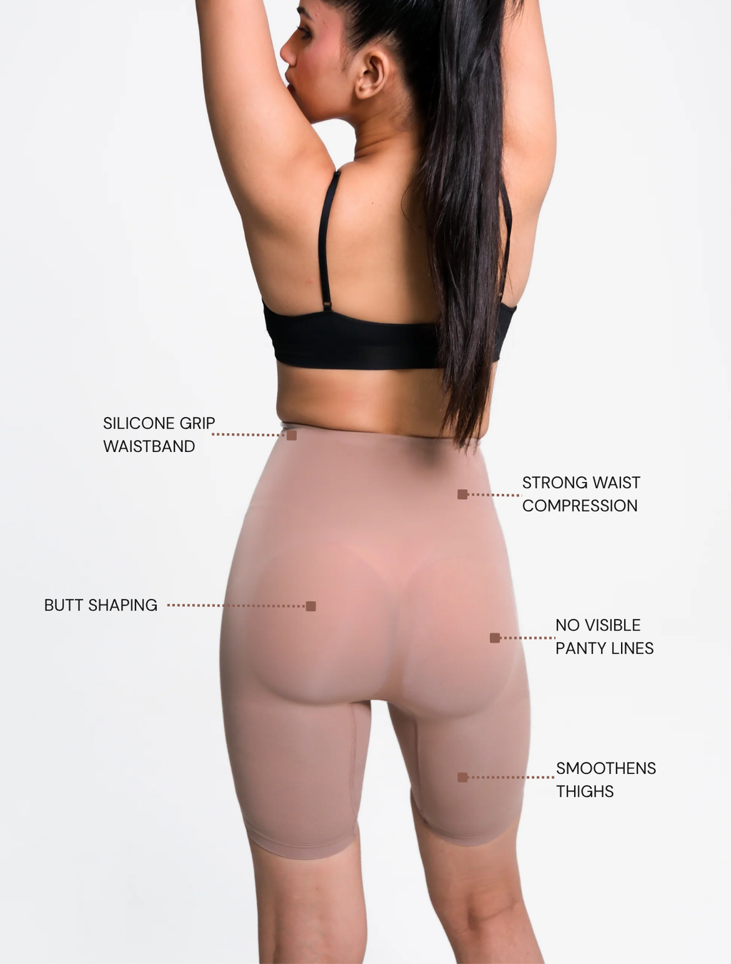 Butt Lifting Mid Thigh Shorts