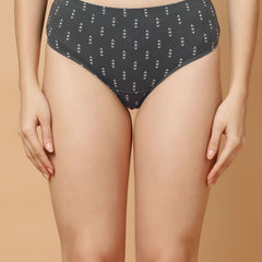 Printed High Rise Cotton Hipsters – Pack of 3