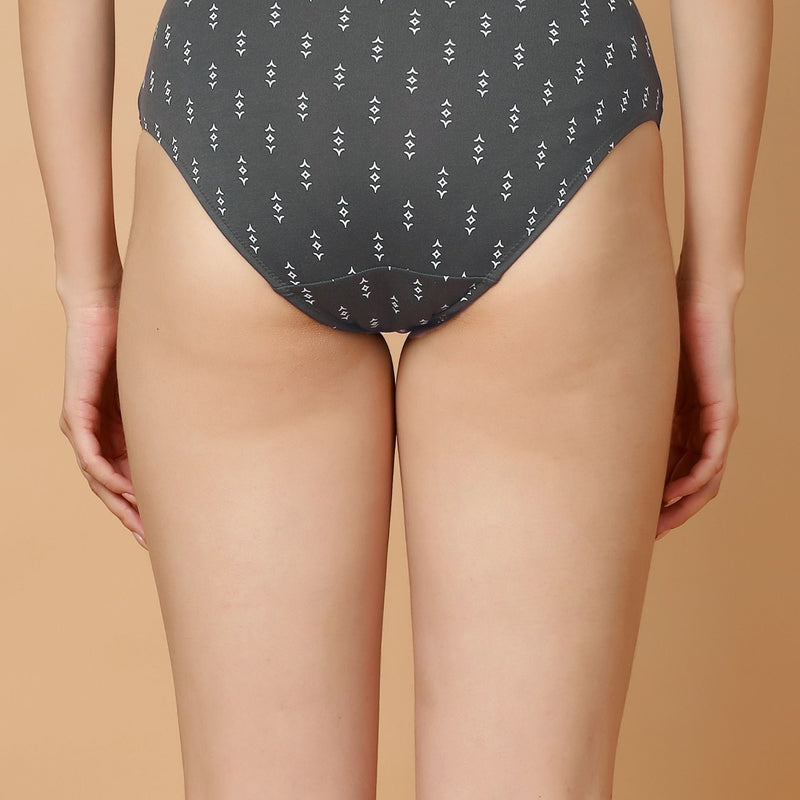 Printed High Rise Cotton Hipsters – Pack of 3