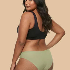 4 Pack - Green Low-waist Seamless Underwear