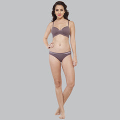 SOIE Woman - Low Rise Cotton Spandex Bikini (Assorted Pack of 3) - Panty -for Women
