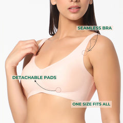 Skin-Soothing Ceramide Maternity Bra – Wire-Free, Soft-Hold Support + Skin-Caring Comfort