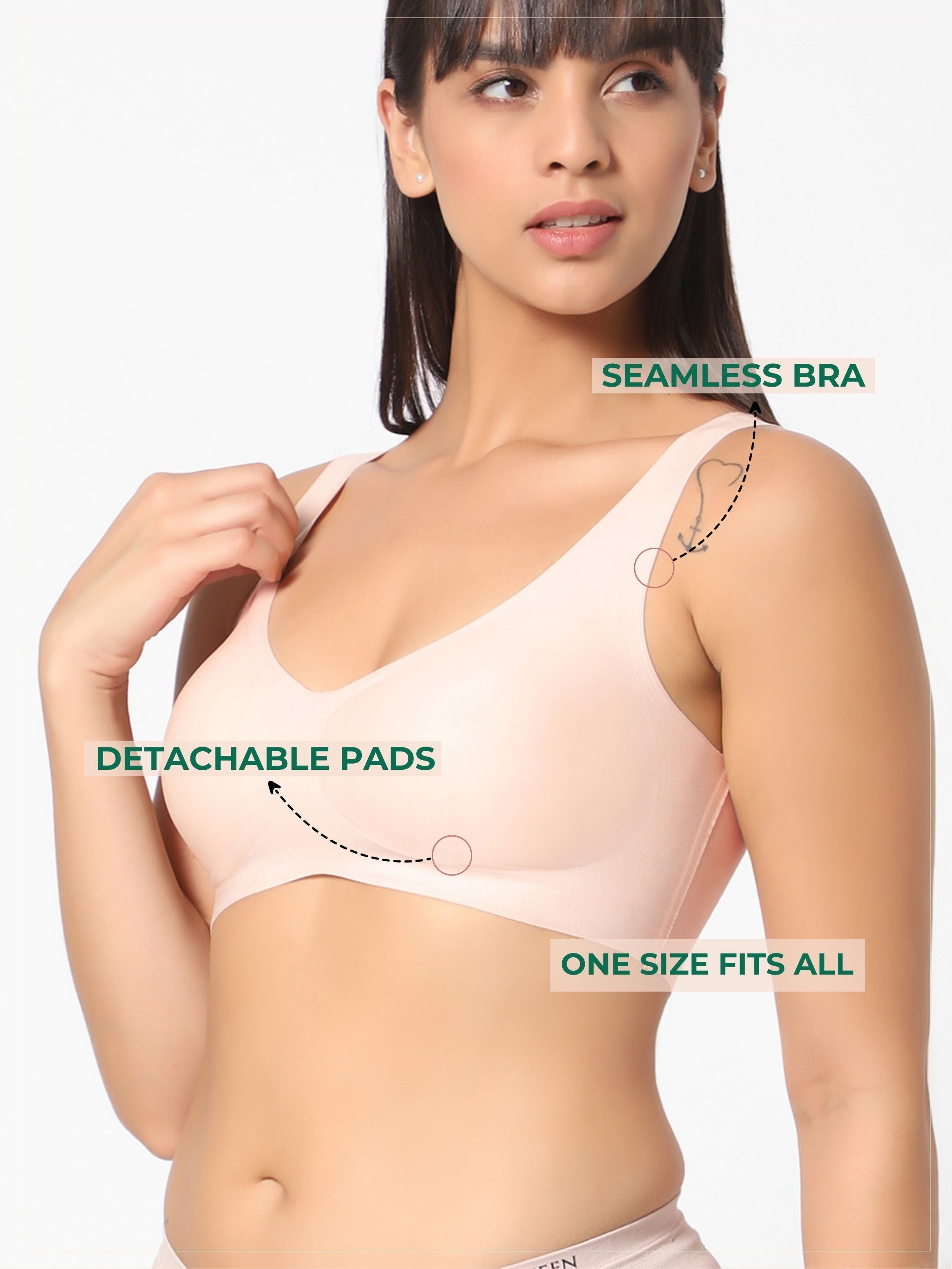 Skin-Soothing Ceramide Maternity Bra – Wire-Free, Soft-Hold Support + Skin-Caring Comfort