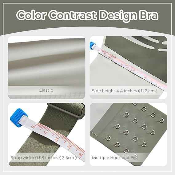 Plus Size Green Padded Light Support Wireless Bra, Seamless Soft Bralette, for Sleep, Yoga and Everyday