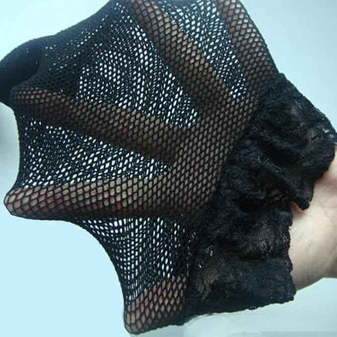 Women's Nylon Blend Elegant Sheer Thigh-High Stockings - Sexy and Durable (Black)