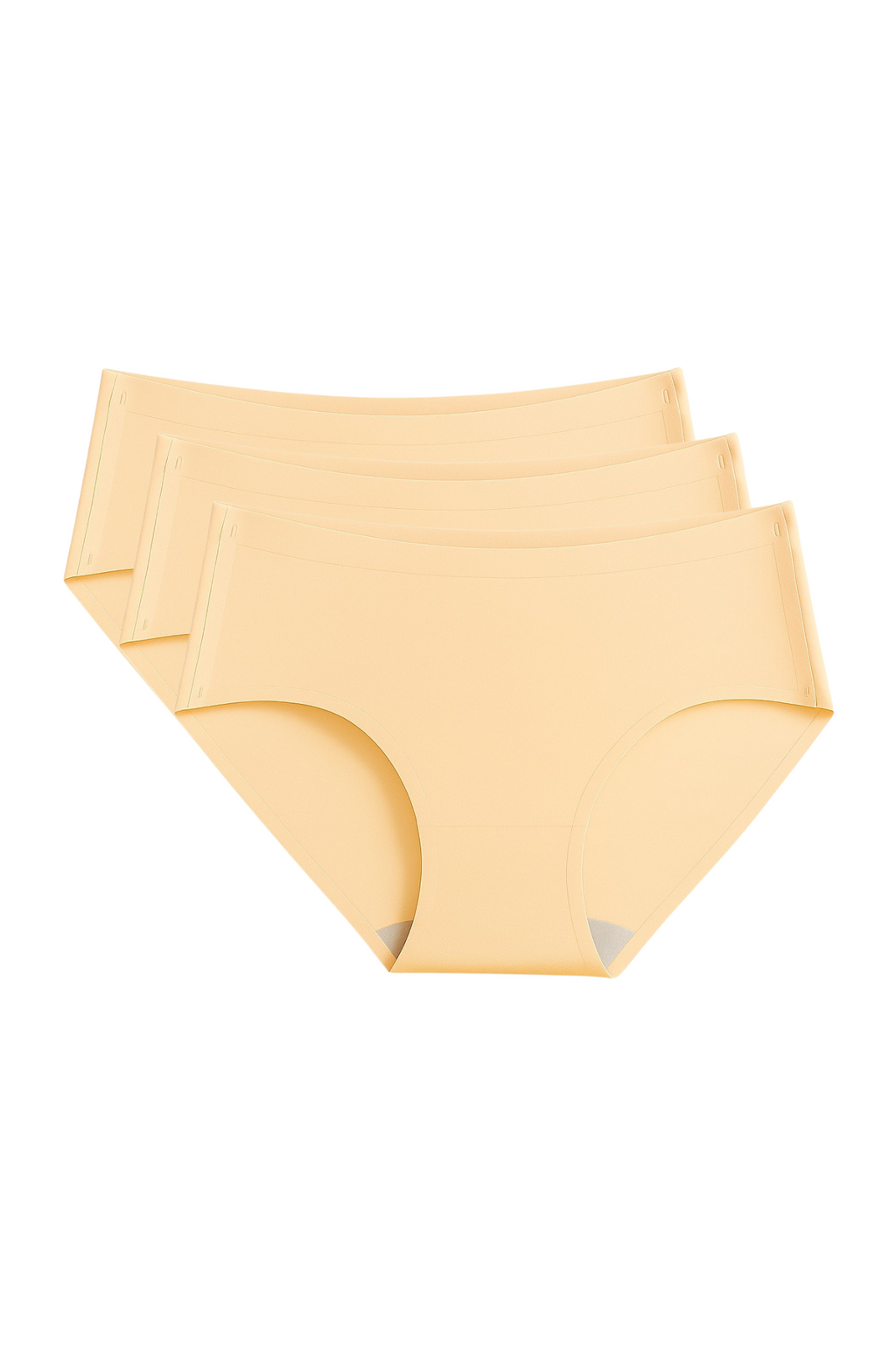Munns & Mars Pack of 3 Seamless Bonded Hipster Panty - Beige, Beige, Beige