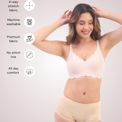Pretty in Pink Bundle - Bello & Sofia Pink Seamless Wirefree Bras