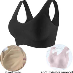 Wireless Bras for Women No Underwire Seamless Soft Everyday Bra Padded Bralette