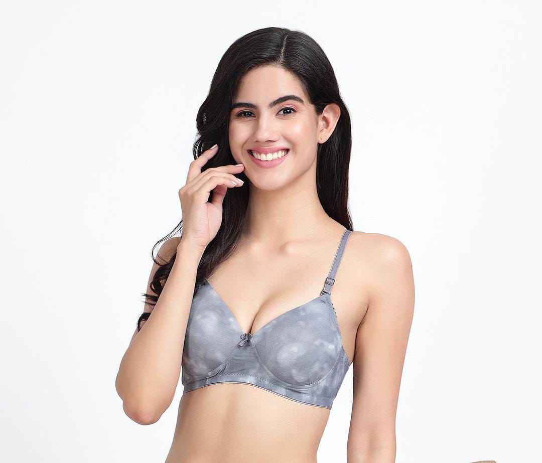 Women Plus Size Padded Comfortable High Support Big-Cup Bra