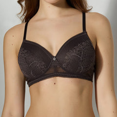 Jena Bra | Back Beauty Lace Design Padded Non-Wired Bra | Ultra Soft Cups