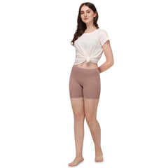 SOIE Woman - Polyamide Spandex Mid Thigh Length Cycling Shorts (PACK of 2) - -for Women