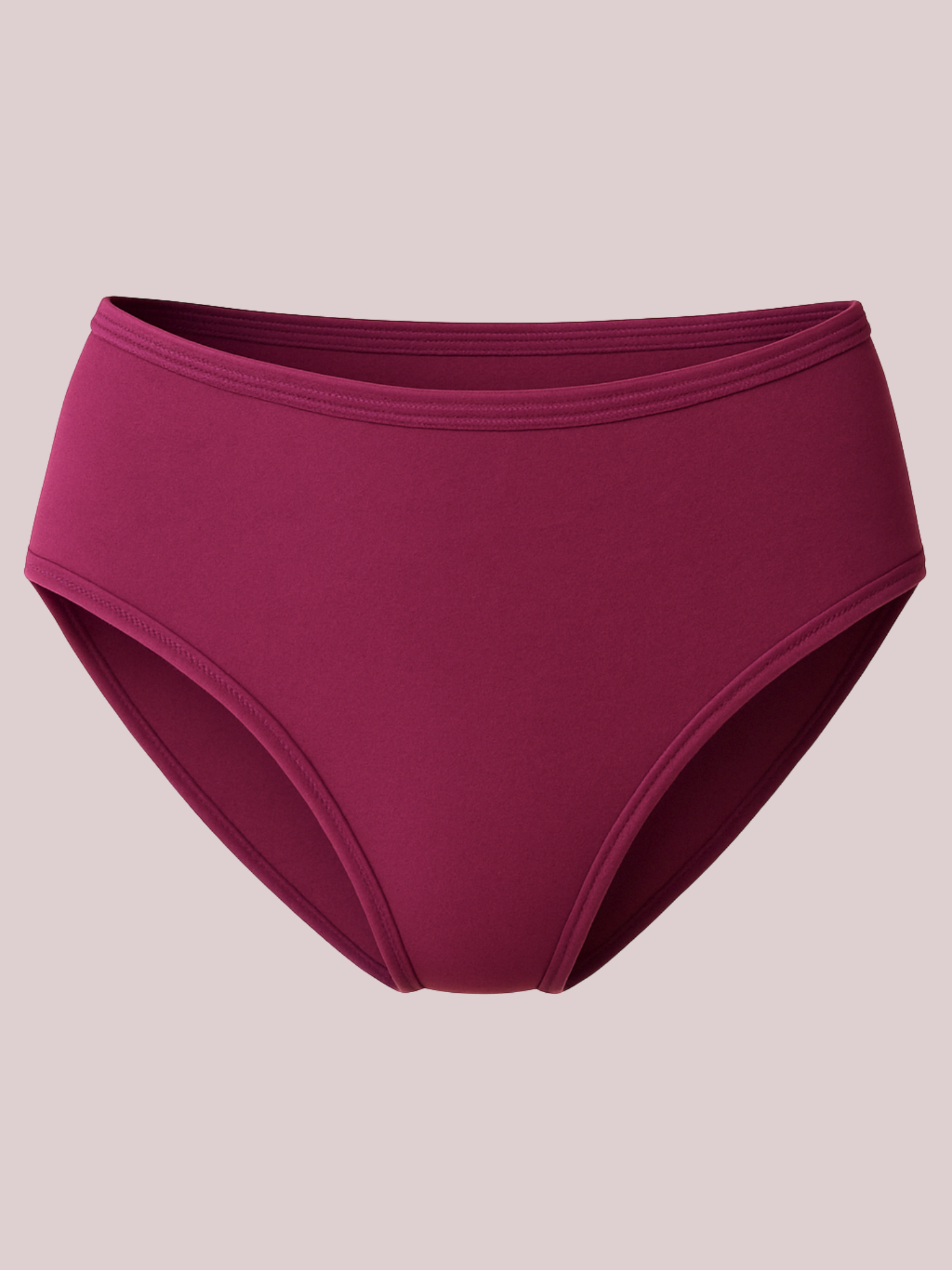 Mid Waist Hipster Panty (Outer Elastic-Plain)