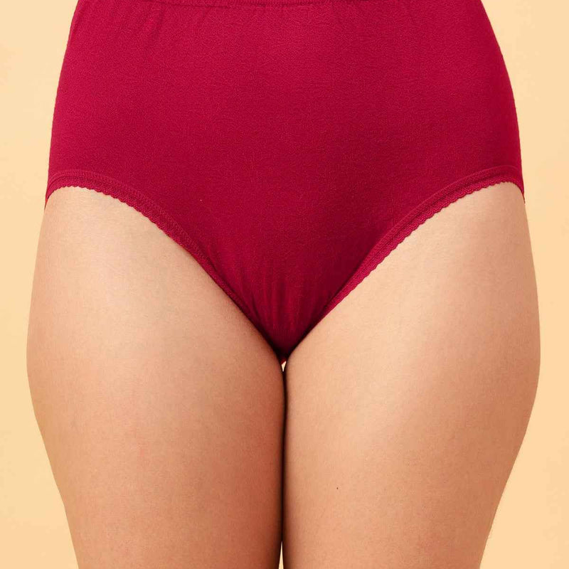 Women's Soft Organic Full Coverage High-Rise Stretchable Pregnancy and Maternity Panty
