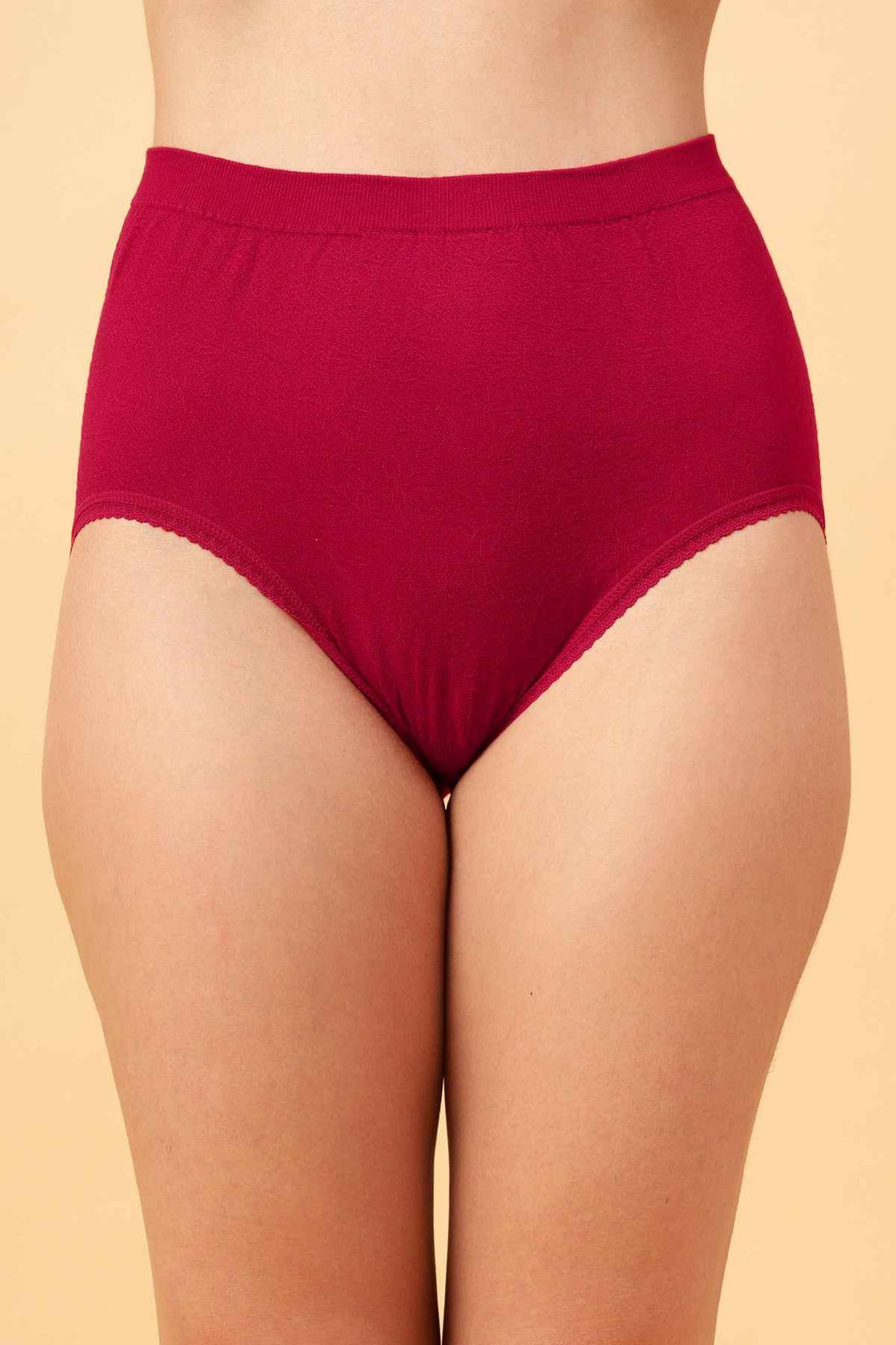 Women's Soft Organic Full Coverage High-Rise Stretchable Pregnancy and Maternity Panty