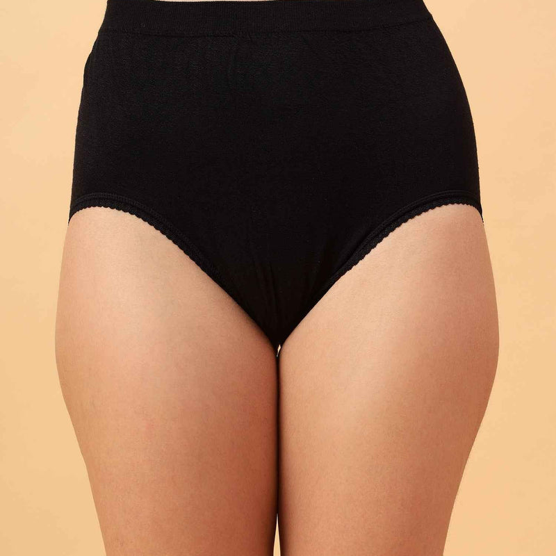 Women's Soft Organic Full Coverage High-Rise Stretchable Pregnancy and Maternity Panty