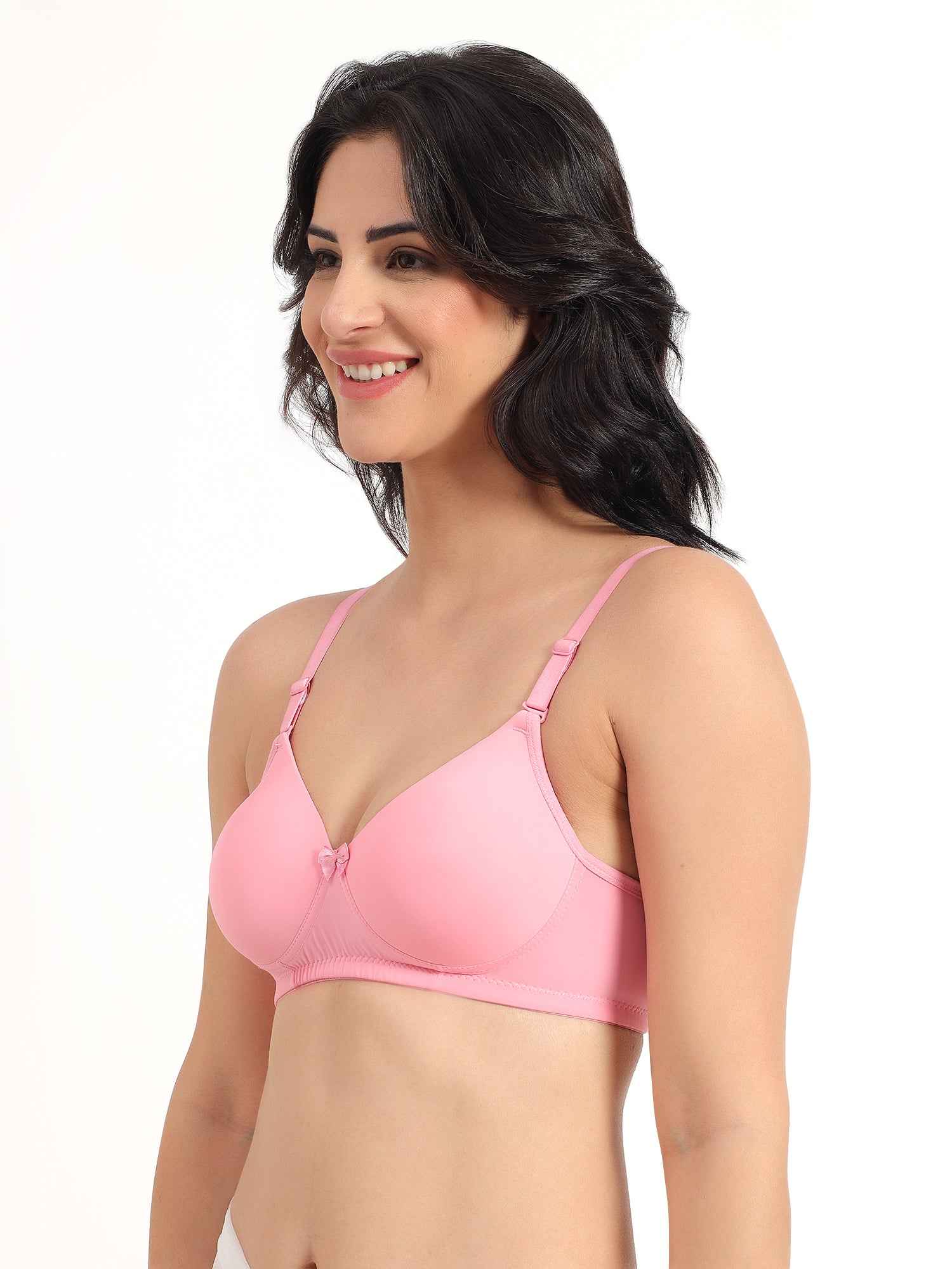 Women Plus Size Padded Comfortable High Support Big-Cup Bra