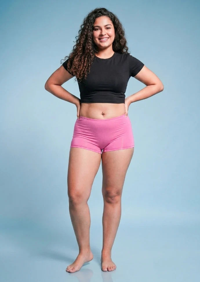 3 Pack - Pink Absorbent Boyshorts