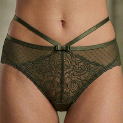 Mid-Rise Lace Bikini Brief- Pack of 2