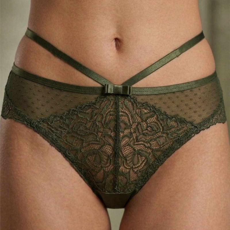 Mid-Rise Lace Bikini Brief- Pack of 2