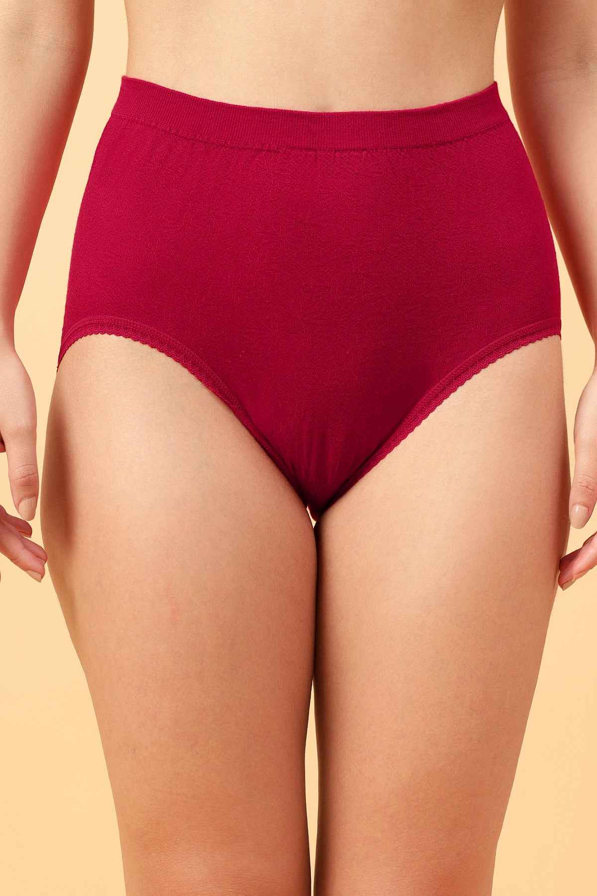 Women's Soft Organic Full Coverage High-Rise Stretchable Pregnancy and Maternity Panty