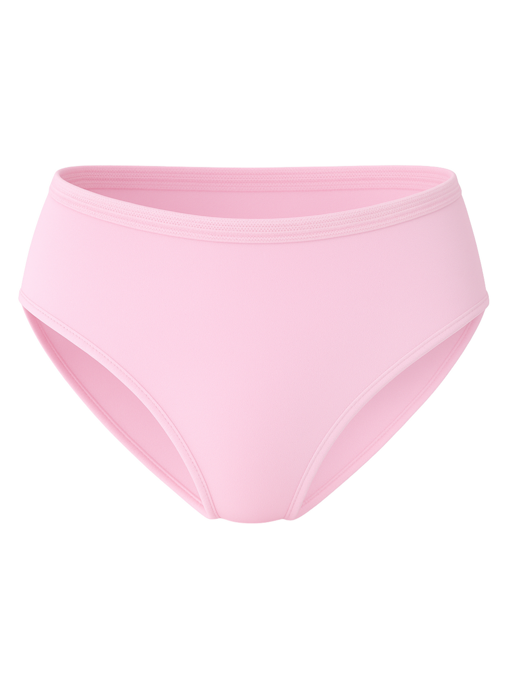 Mid Waist Hipster Panty (Outer Elastic-Plain)