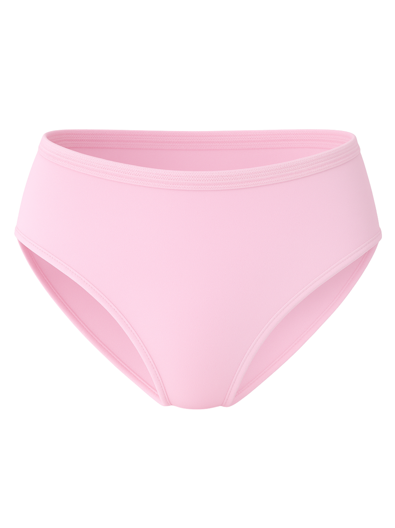 Mid Waist Hipster Panty (Outer Elastic-Plain)