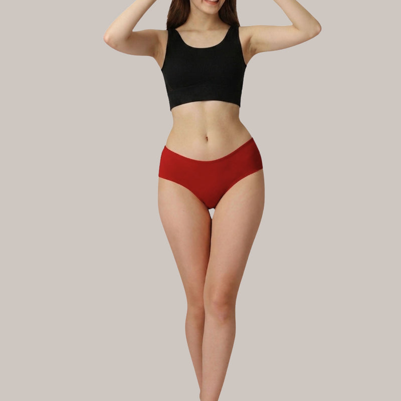 All-Day Comfort Mid Rise Cotton Briefs –(Assorted Pack of 2)