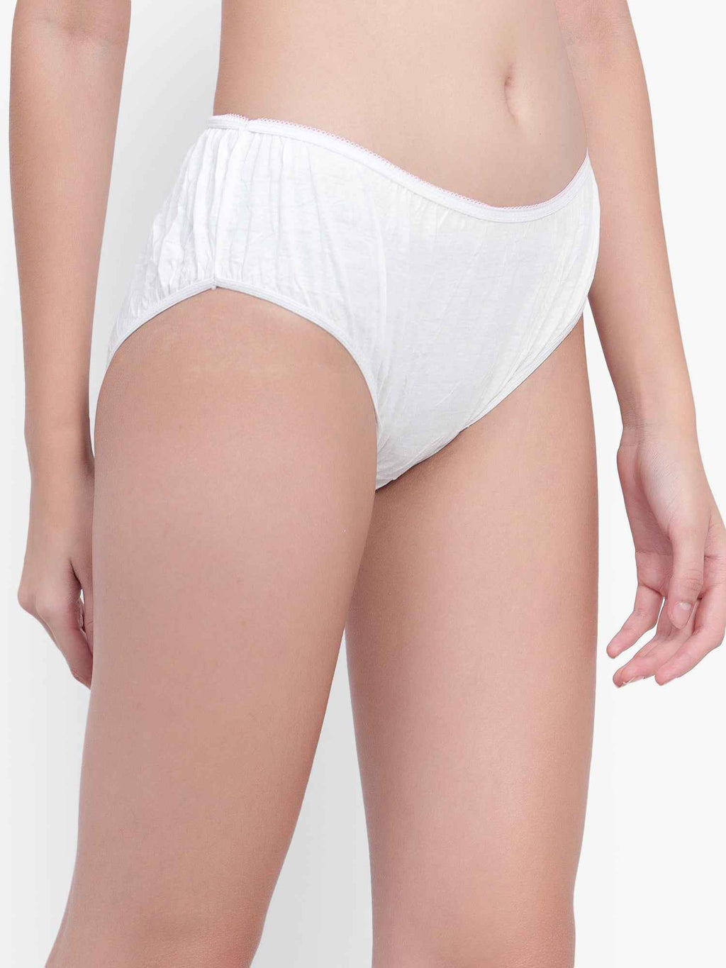 Reusable (Pack Of 4 Panty Set)100%Cotton Disposable Panties for Women