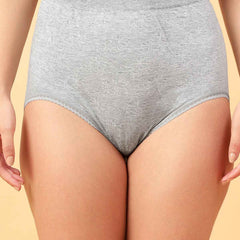 Pack Of 2 Women's Soft Organic Full Coverage High-Rise Stretchable Pregnancy and Maternity Panty
