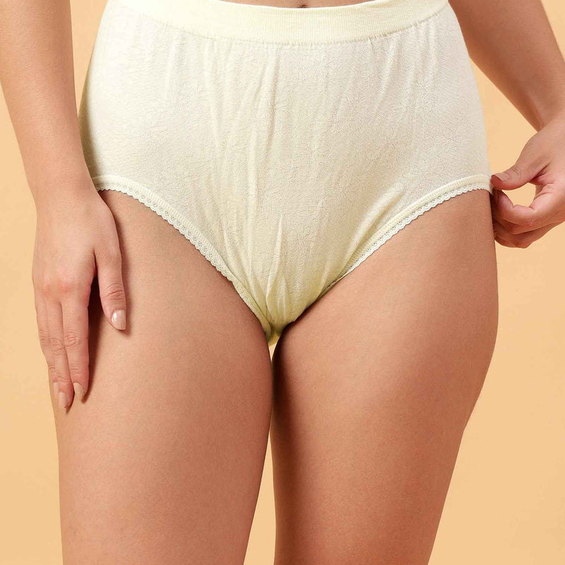 Women's Soft Organic Full Coverage High-Rise Stretchable Pregnancy and Maternity Panty