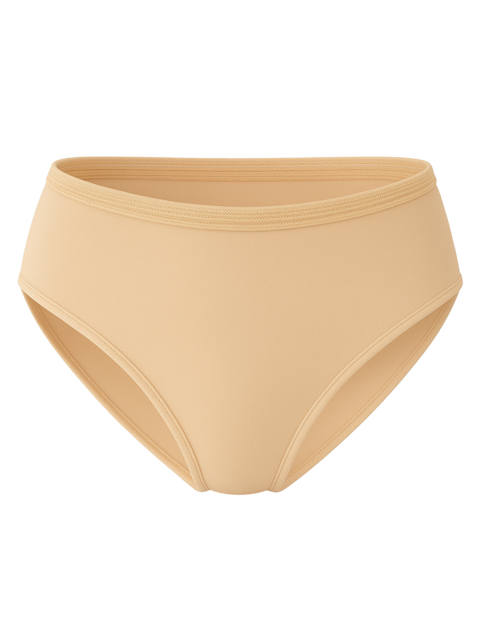 Mid Waist Hipster Panty (Outer Elastic-Plain)