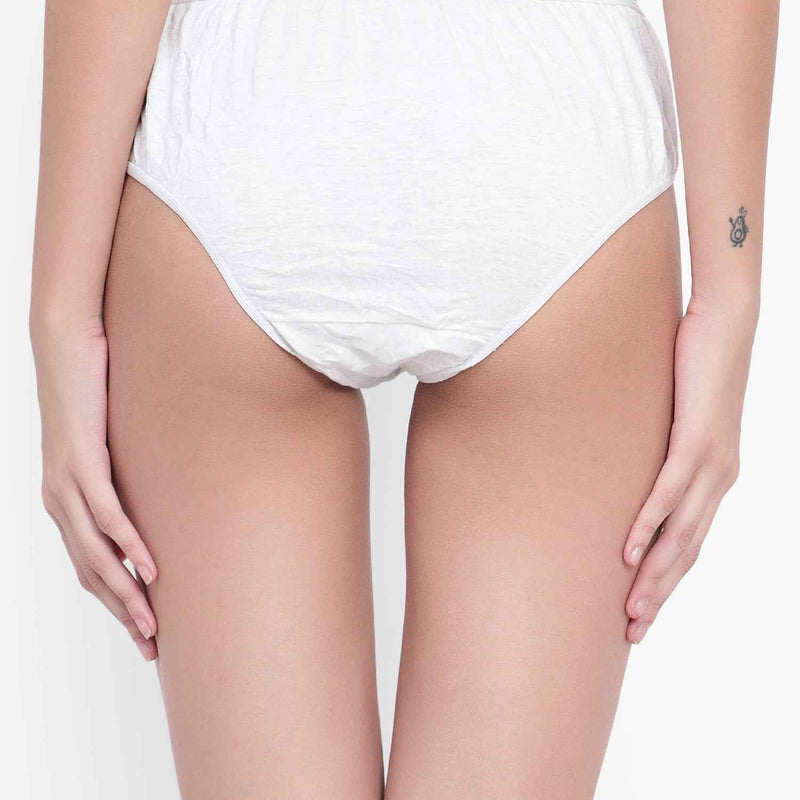 Reusable (Pack Of 4 Panty Set)100%Cotton Disposable Panties for Women