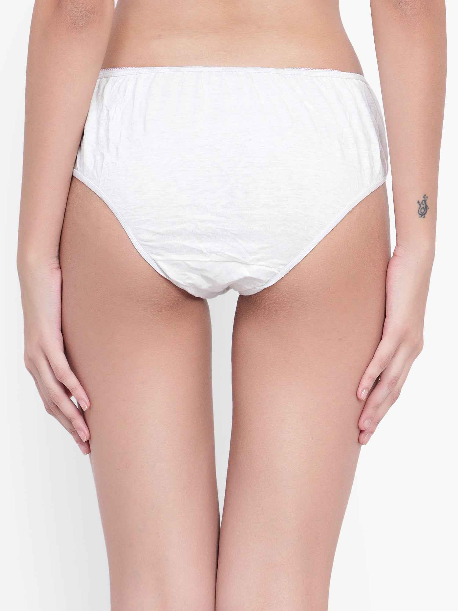 Reusable (Pack Of 4 Panty Set)100%Cotton Disposable Panties for Women