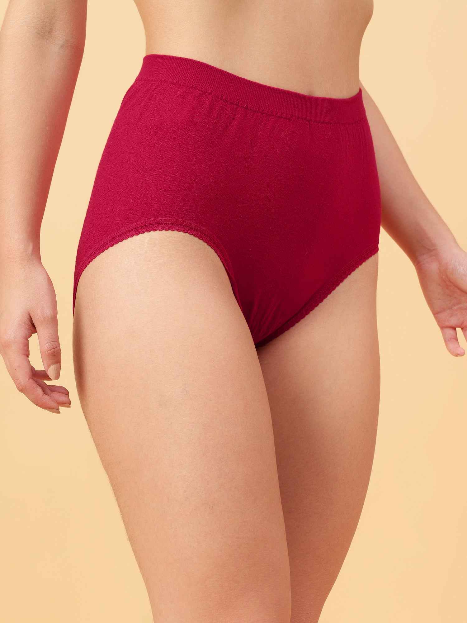 Women's Soft Organic Full Coverage High-Rise Stretchable Pregnancy and Maternity Panty
