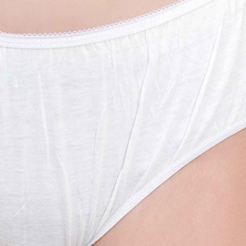 Reusable (Pack Of 4 Panty Set)100%Cotton Disposable Panties for Women
